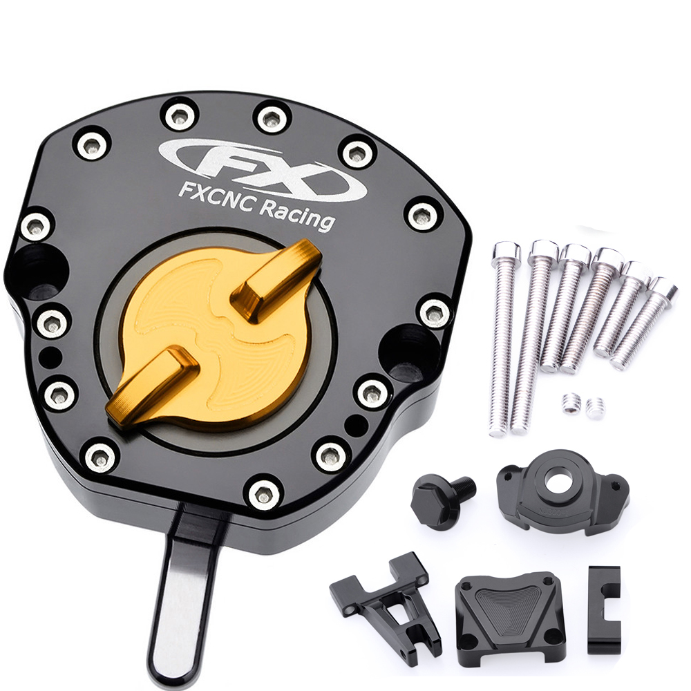 Steering Damper Stabilizer Kit Cnc - Per Kawasaki Ninja 300 2013 2014