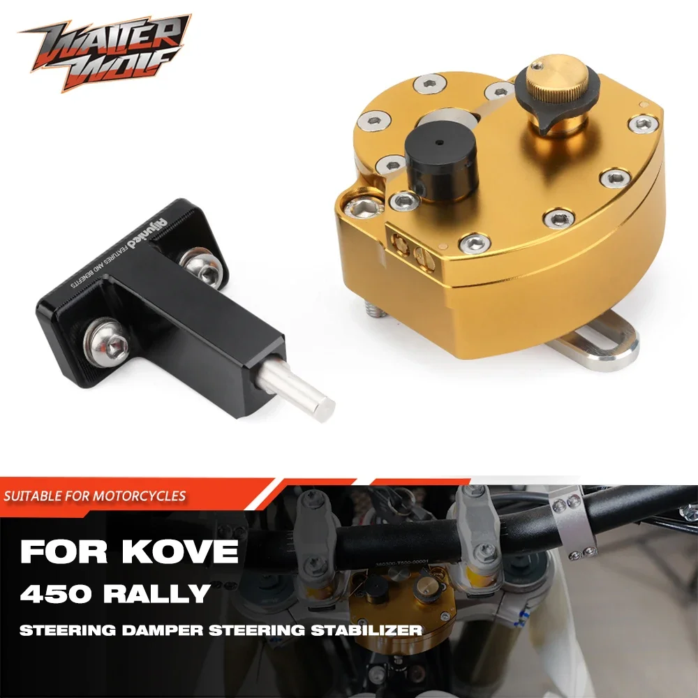Steering Damper Stabilizer Kit Cnc - Morsetto stabilizzatore ammortizzatore di sterzo moto