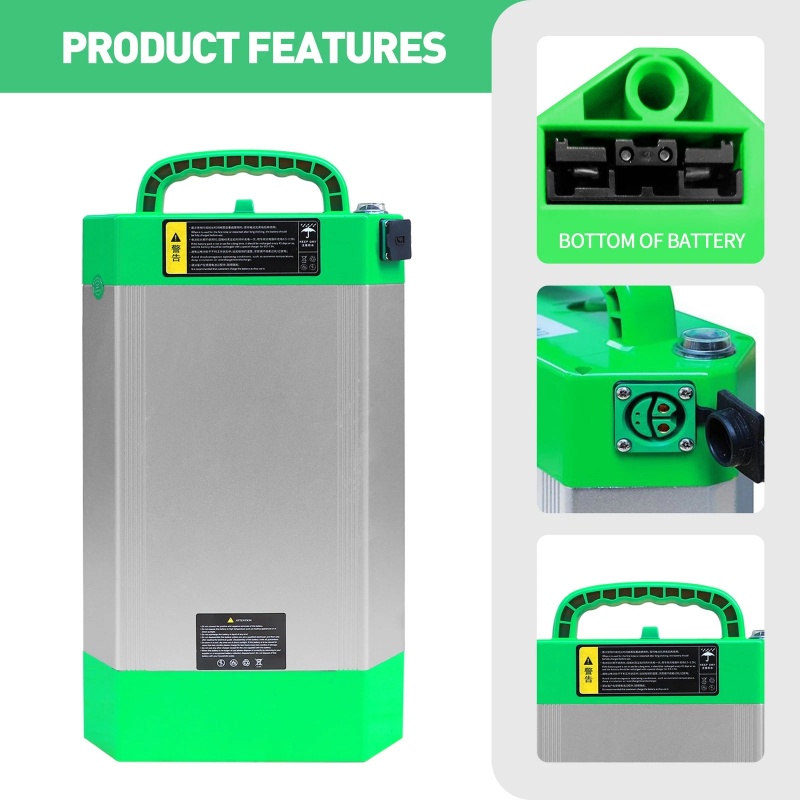 72V 30Ah Lifepo4 Battery Pack - Batteria al Litio 48 Volt 20Ah