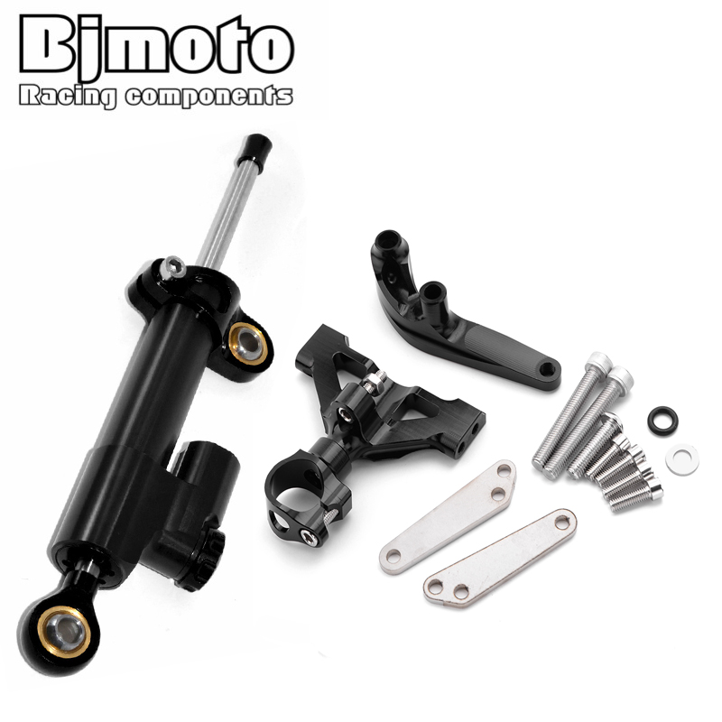 Steering Damper Stabilizer Kit Cnc - BJMOTO Moto Ammortizzatore di Sterzo Staffa