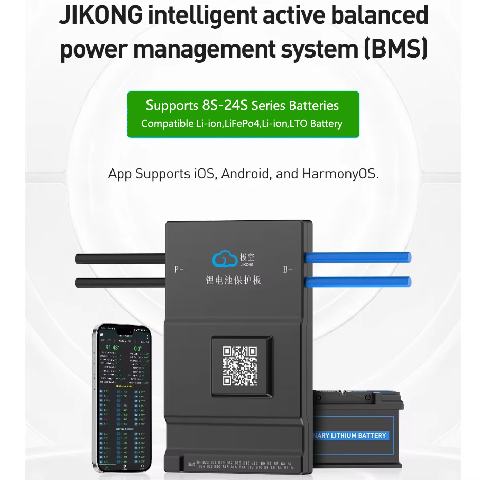 JK BMS Bilanciamento Attivo 15 - Smart Bms 20S 72V 150A Bluetooth recensione e prezzo
