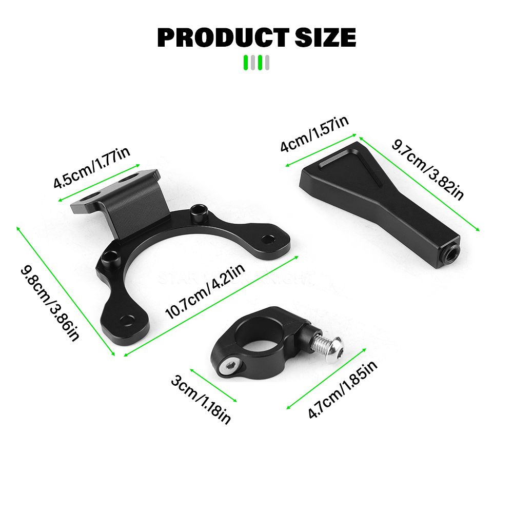 Nuovo Ammortizzatore di Sterzo - Steering Damper Stabilizer Kit Cnc recensione e prezzo