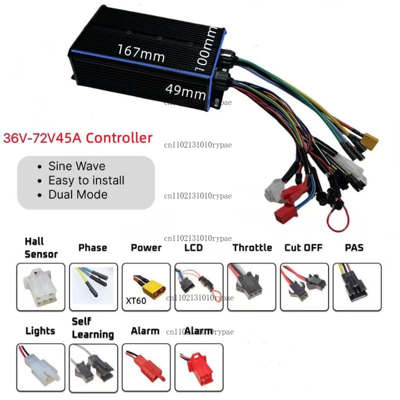 Controller a Onda Sinusoidale  - 72V 45A Dual Controller recensione e prezzo